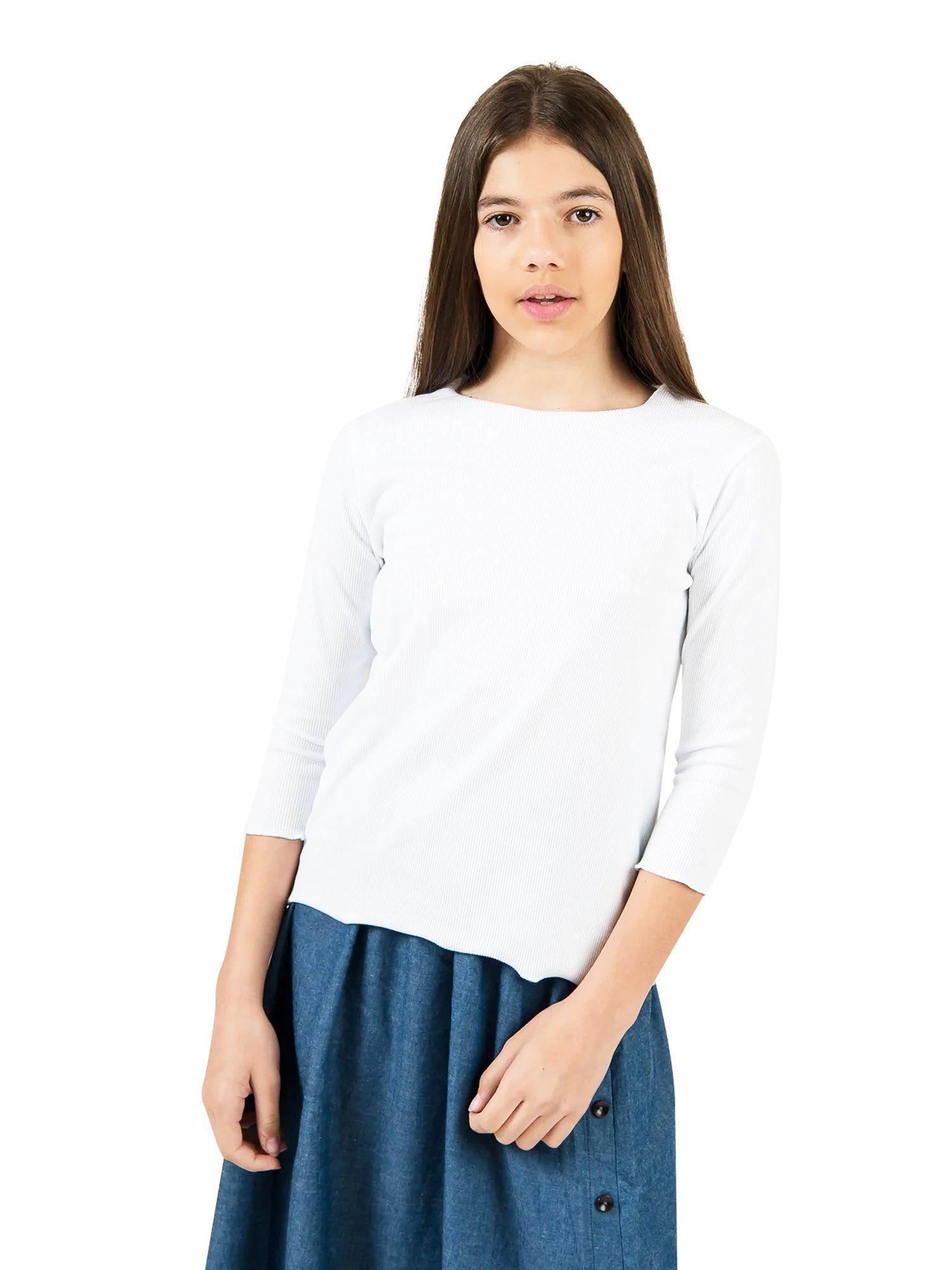 Jay Basic Harlor Ribbed Top Product Image