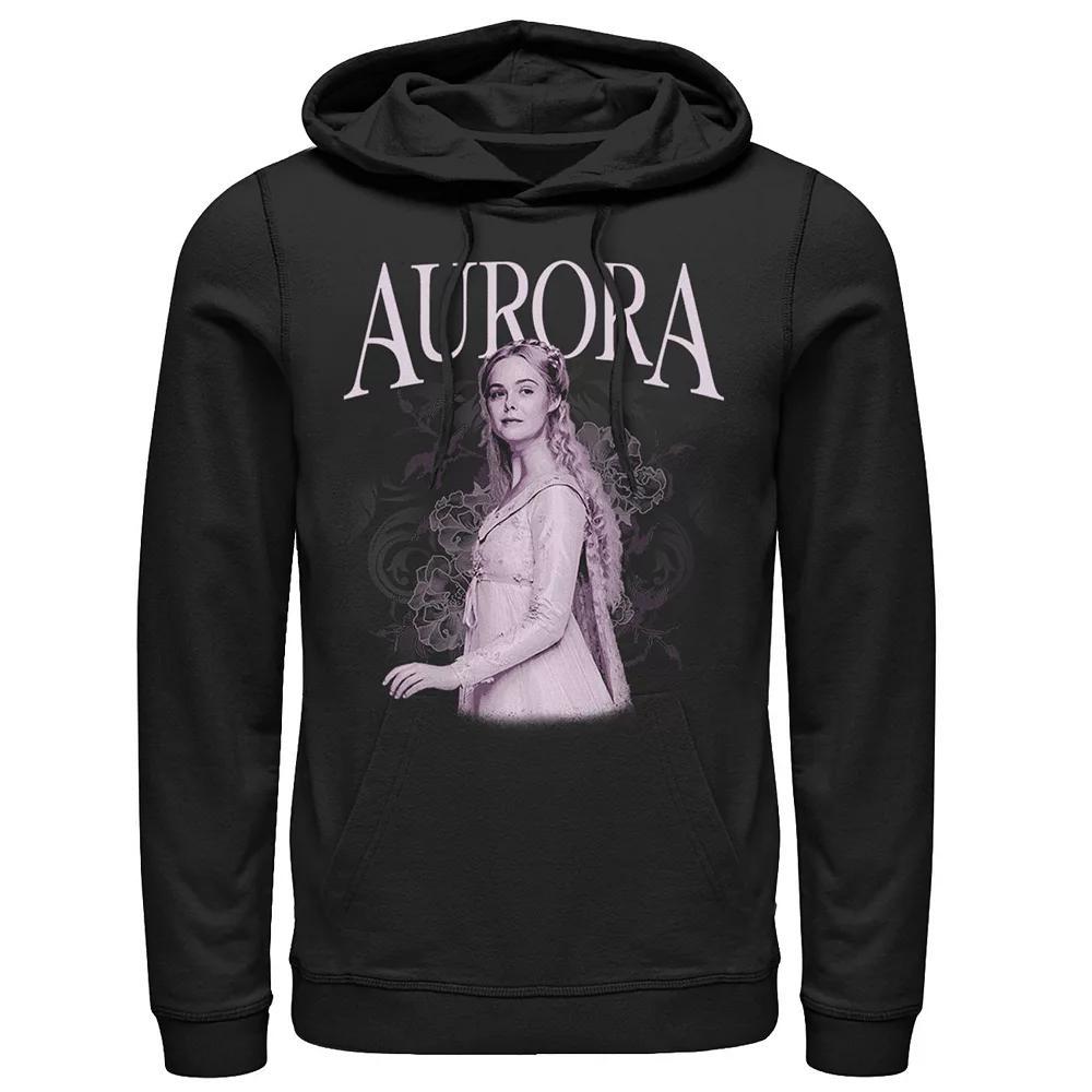 Disney's Maleficent Aurora Pink Hue Portrait Men's Hoodie,  Product Image