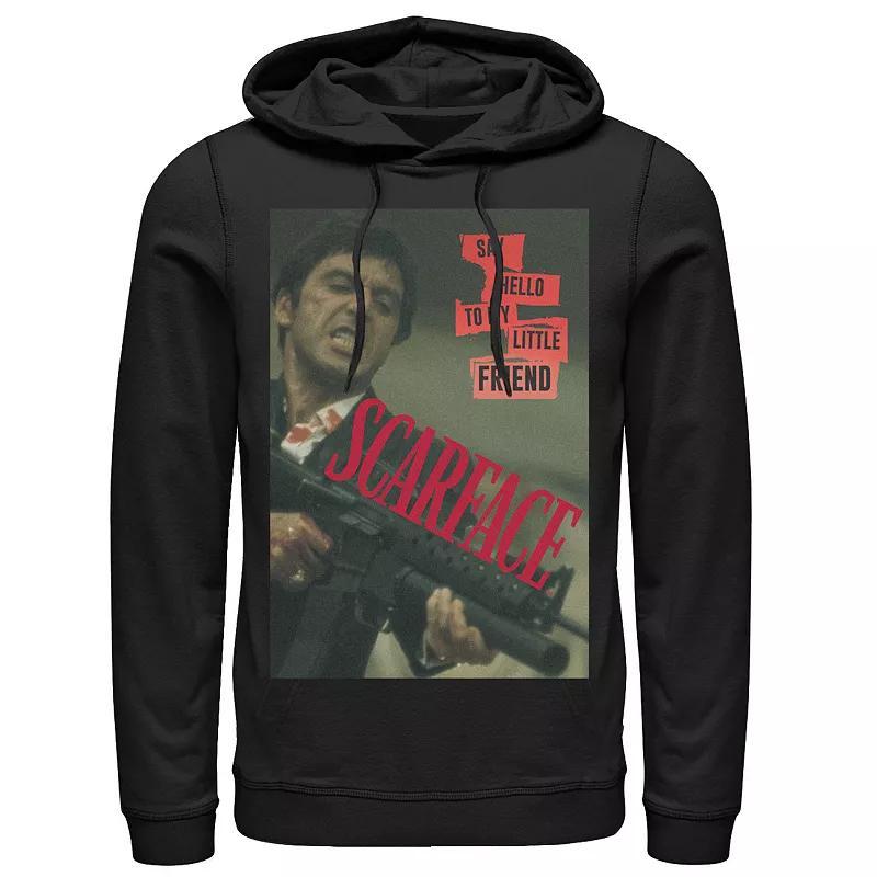 Mens Scarface Say Hello To My Little Friend Photo Hoodie Product Image