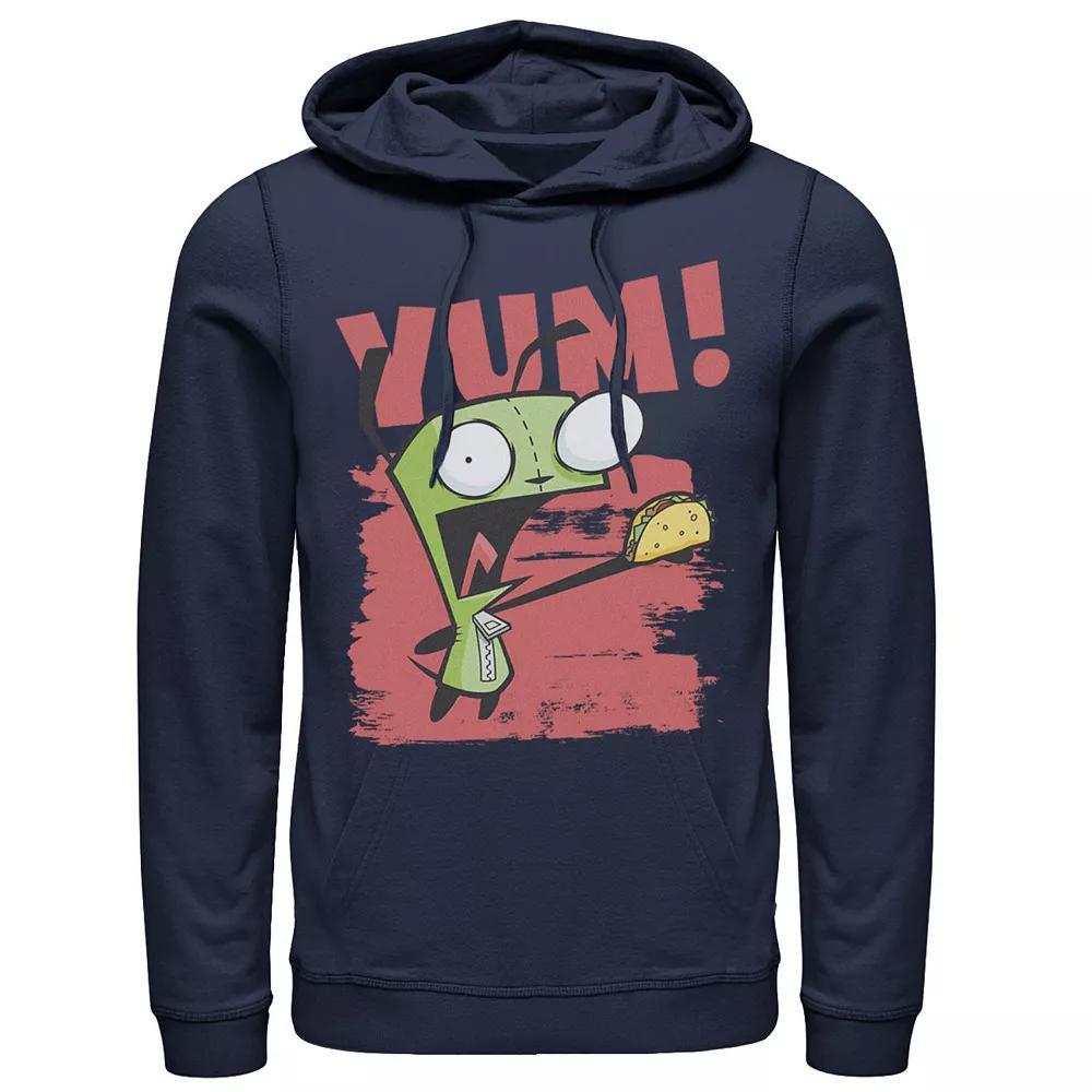 Men's Nickelodeon Invader Zim Gir Screaming Yum! Taco Portrait Graphic Hoodie,  Product Image