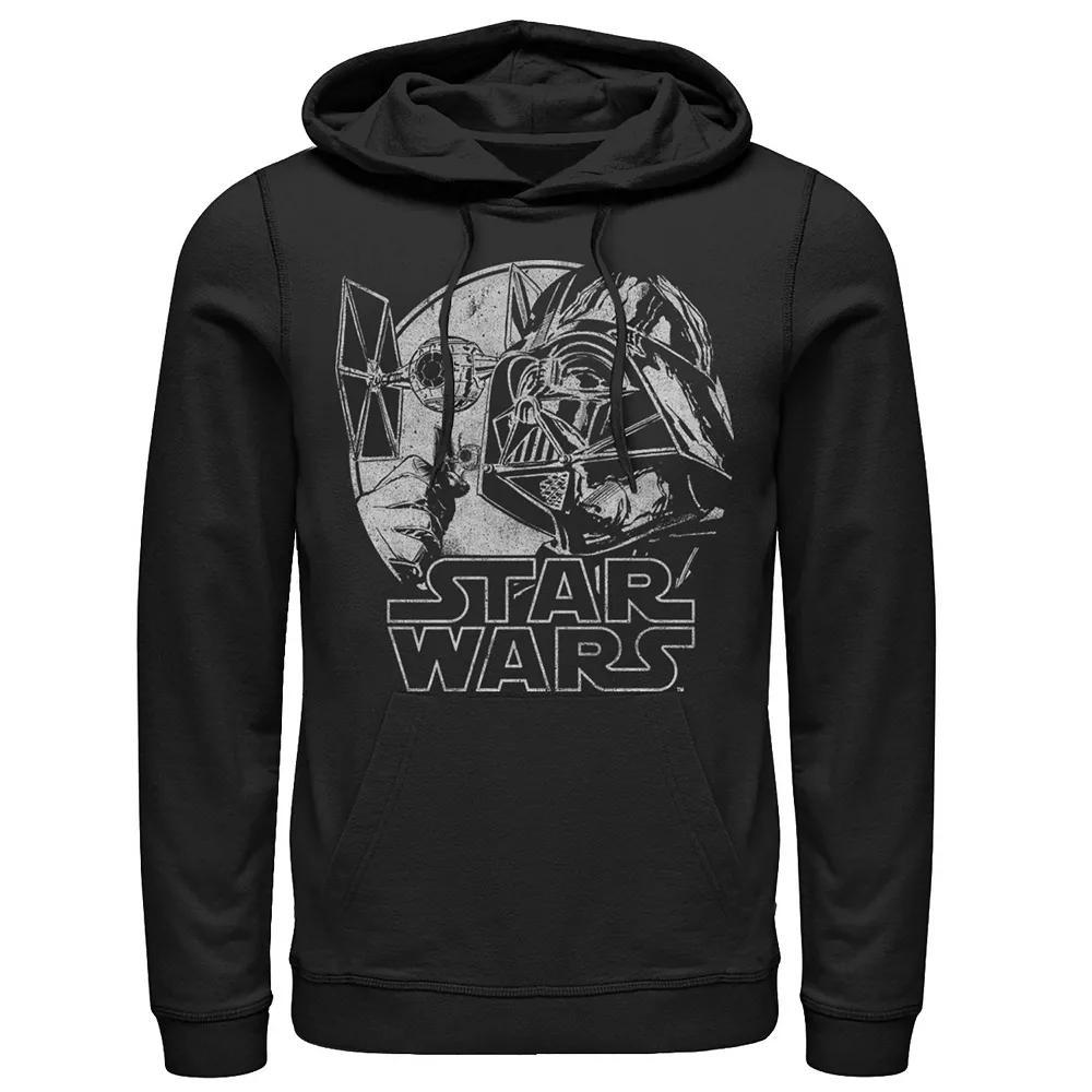 Men's Star Wars Darth Vader And Ships Hoodie,  Product Image