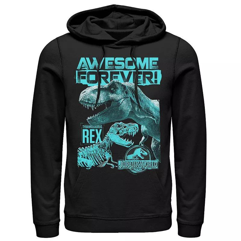 Mens Jurassic World Two T-Rex Awesome Forever Hoodie Product Image