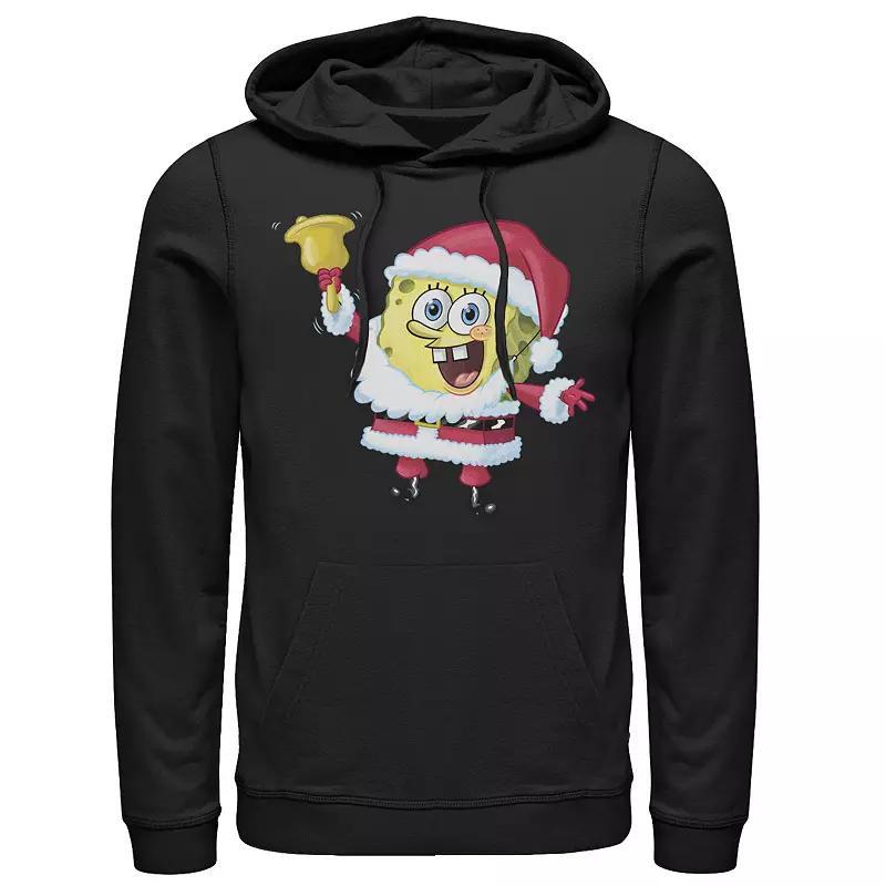 Men's Nickelodeon SpongeBob SquarePants Santa Claus Hoodie, Size: XL, Grey Heather Product Image