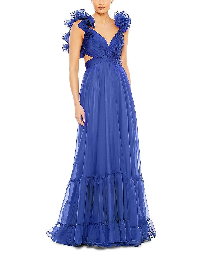 Womens Ieena Cutout Chiffon Gown Product Image