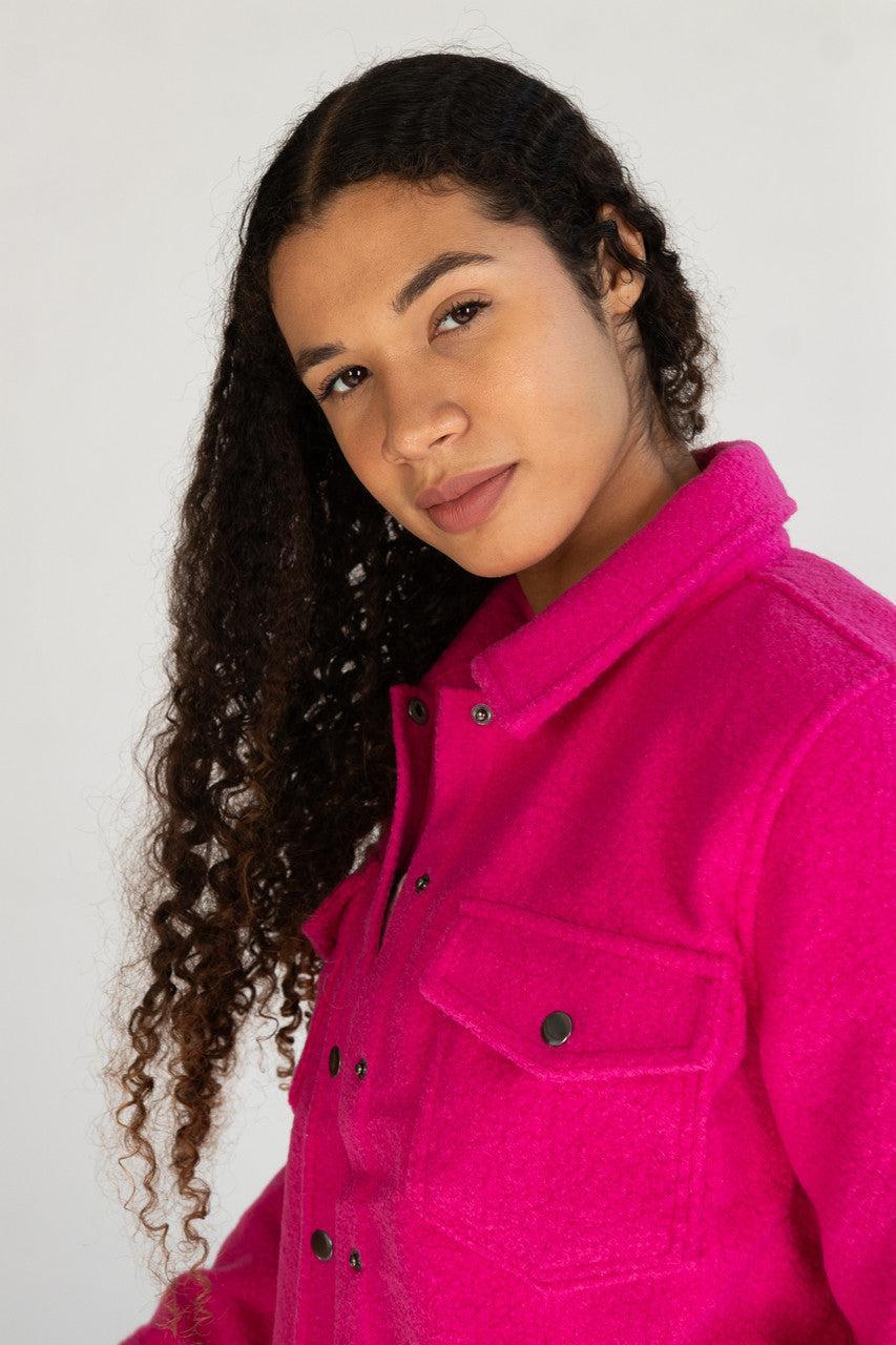 Snap Front Shacket Product Image