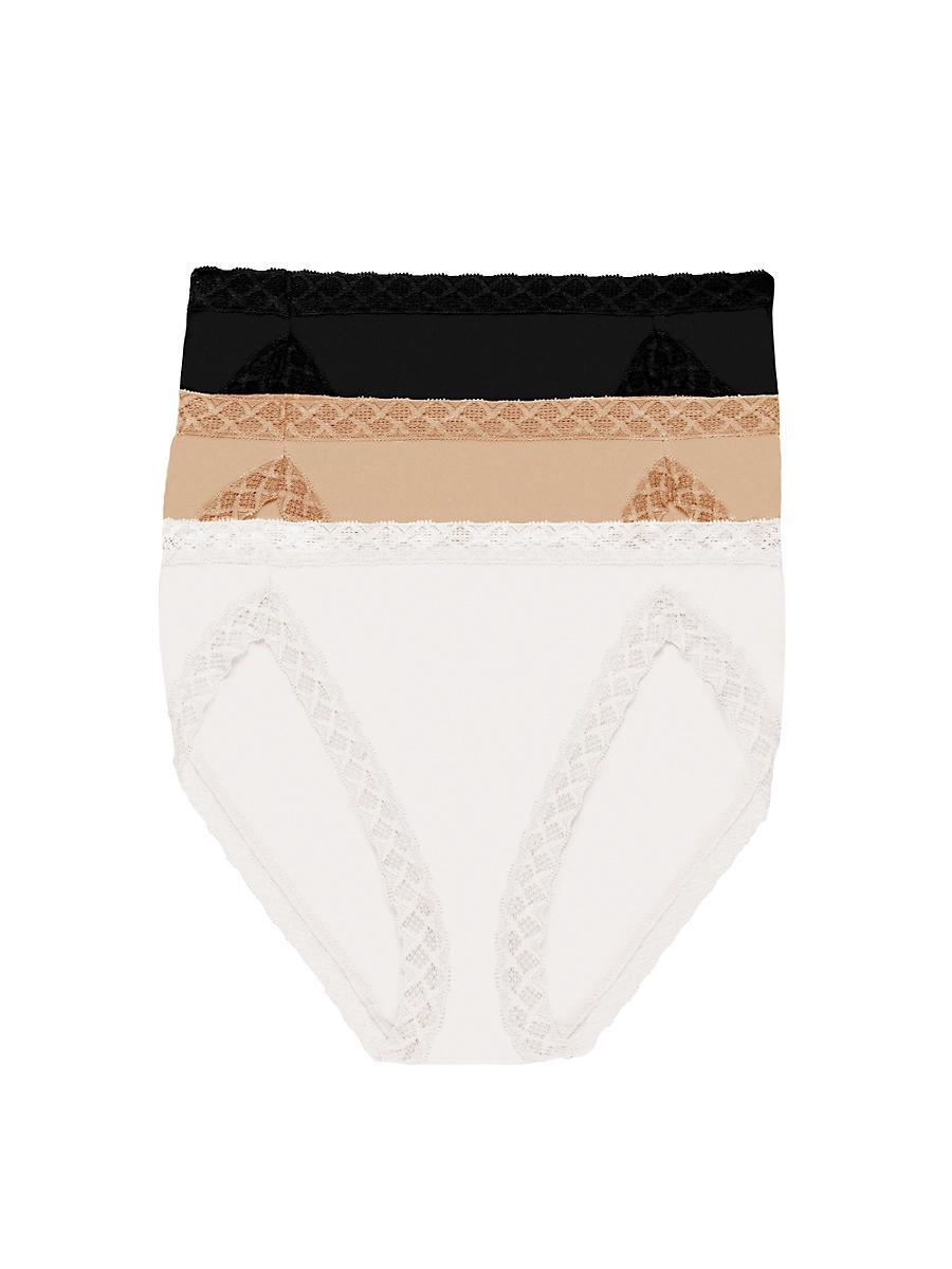 Three-Pack Bliss Cotton French-Cut Briefs Product Image