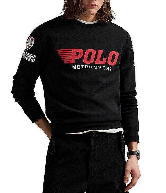 Polo Ralph Lauren Double-Knit Motorsport Graphic Sweatshirt Product Image