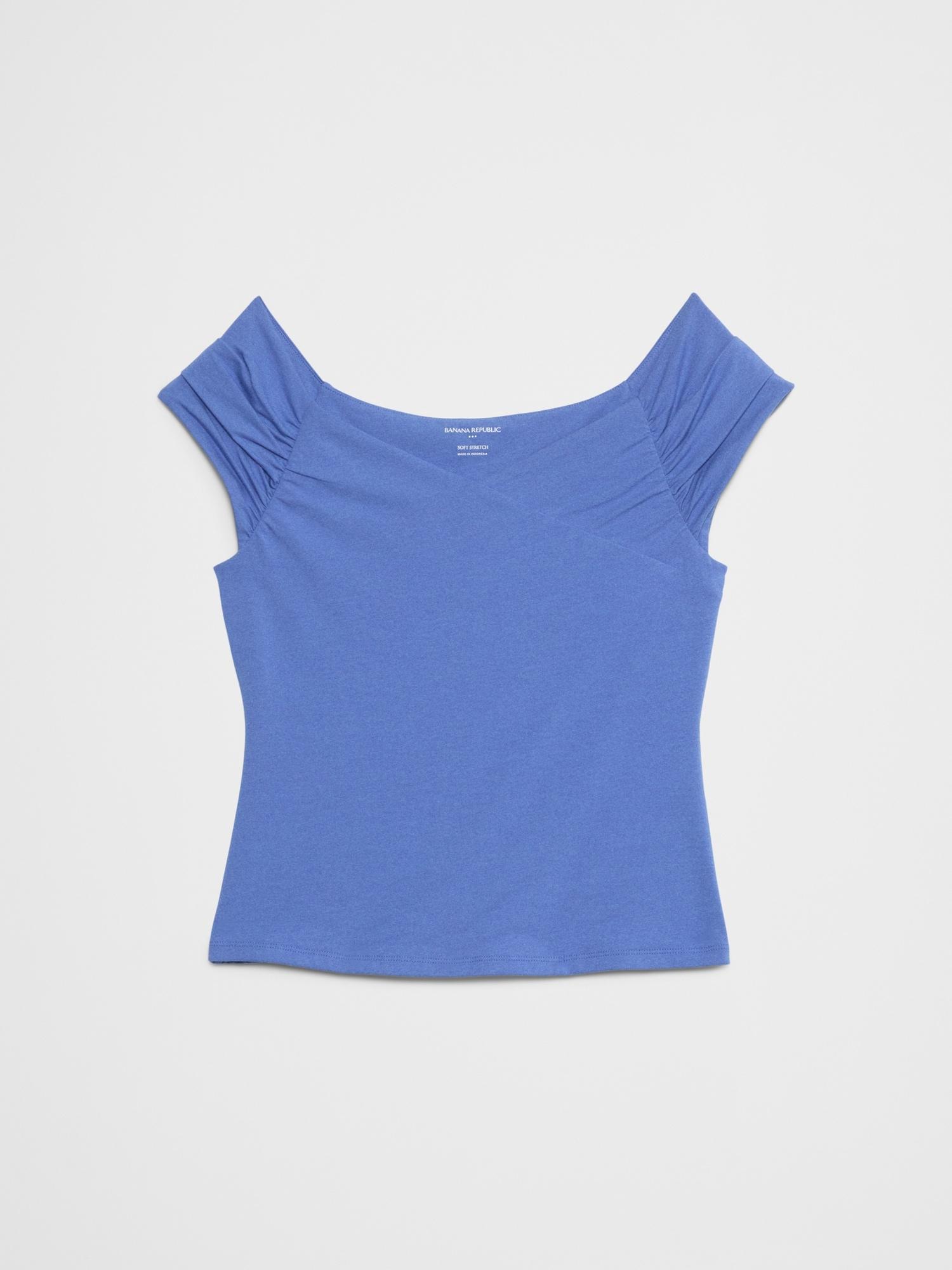 Off-Shoulder Soft Stretch Top Product Image