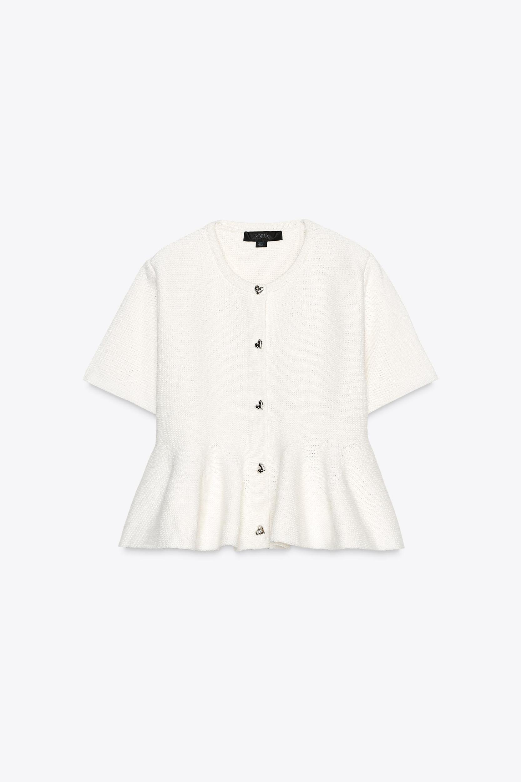 PEPLUM KNIT JACKET Product Image