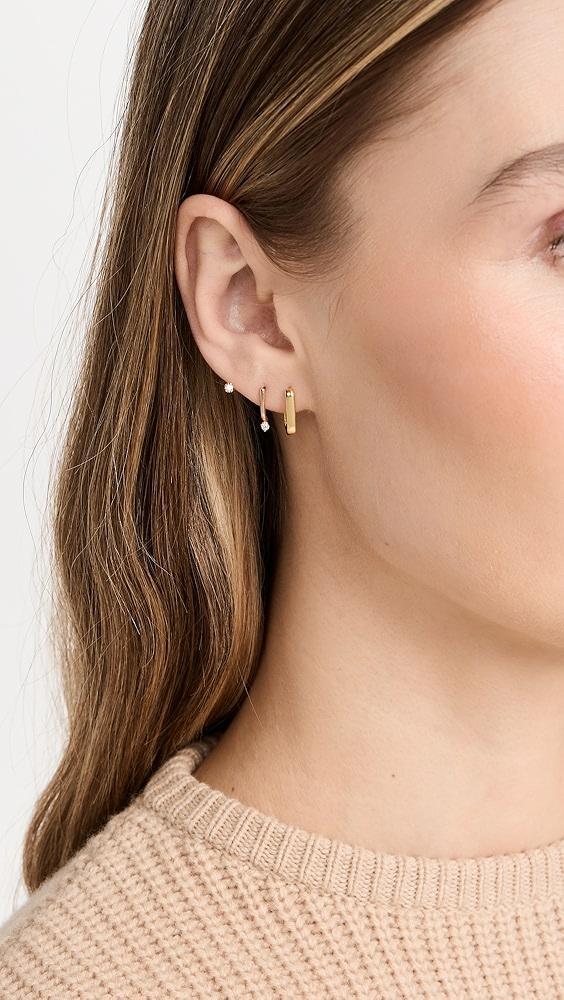 Zoe Chicco 14k Hook Single Stud Earring | Shopbop Product Image