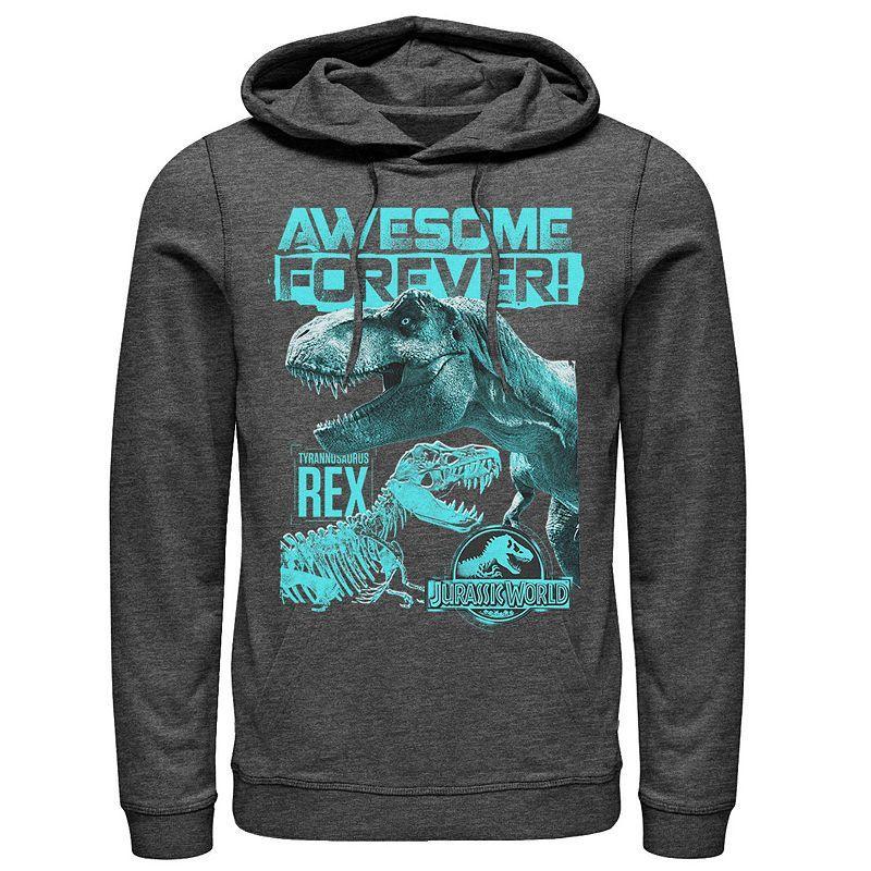 Mens Jurassic World Two T-Rex Awesome Forever Hoodie Product Image