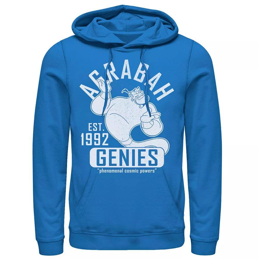 Disneys Aladdin Genie Mens Collegiate Sports Pullover Hoodie Product Image