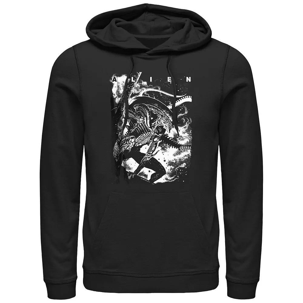 Men's Aliens Xenomorph Ready To Attack Graphic Hoodie, Size: Small, Black Product Image
