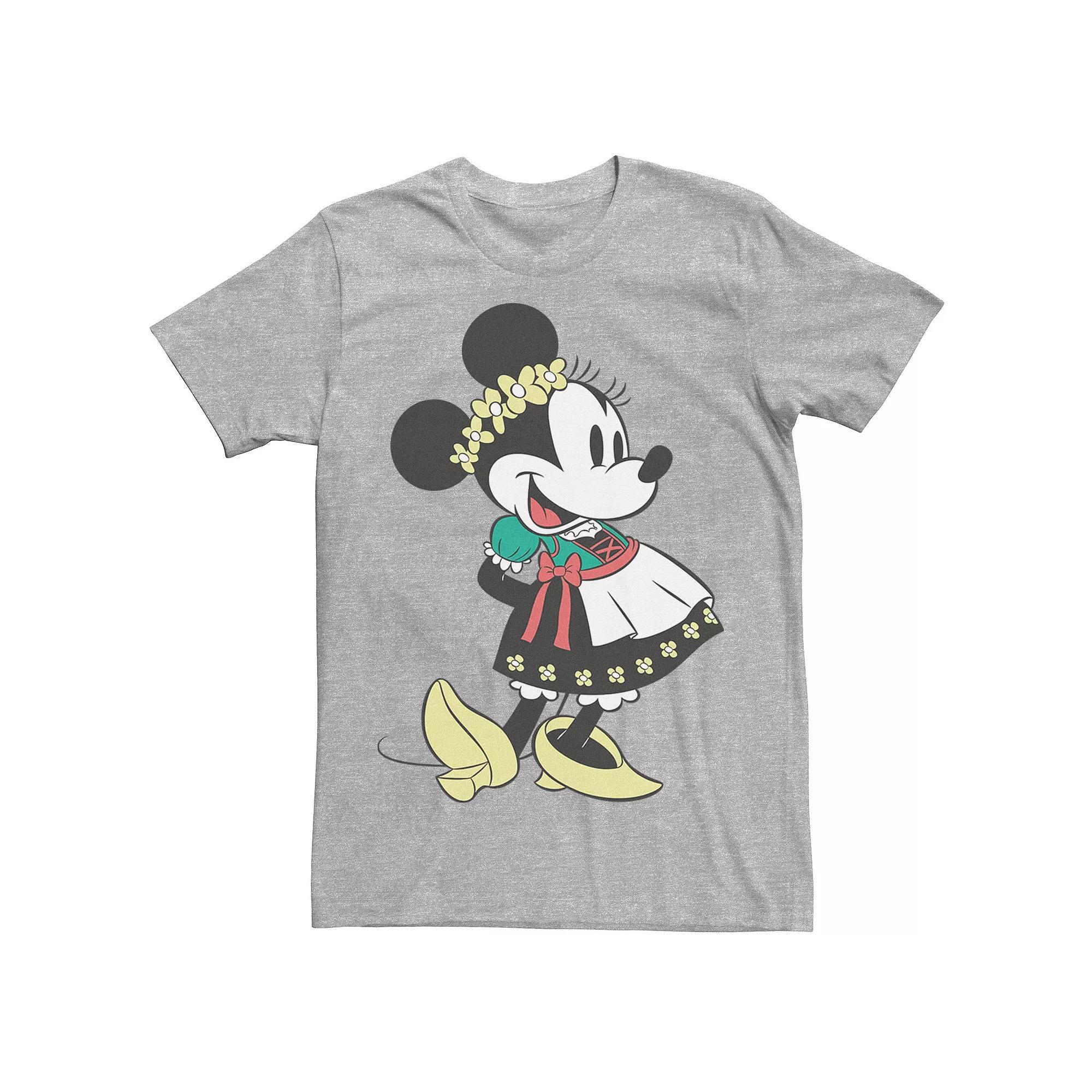 Disney's Minnie Mouse Men's Happy Dirndl Portrait Tee,  Product Image