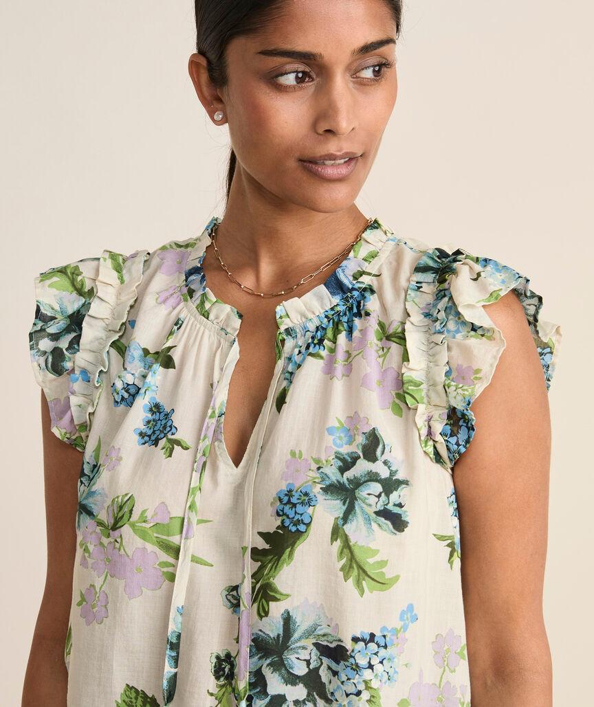 Floral Ruffle Popover Product Image