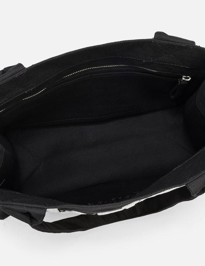 GANNI Banana Print Large Tote Bag In Black Product Image