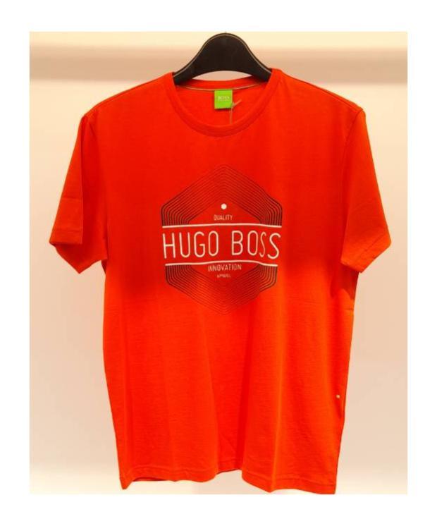 HUGO BOSS Item O-neck Short-sleeved T-shirt In Red Product Image