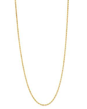 Rope Chain 24 Necklace (3mm) in Solid 14k Gold Product Image