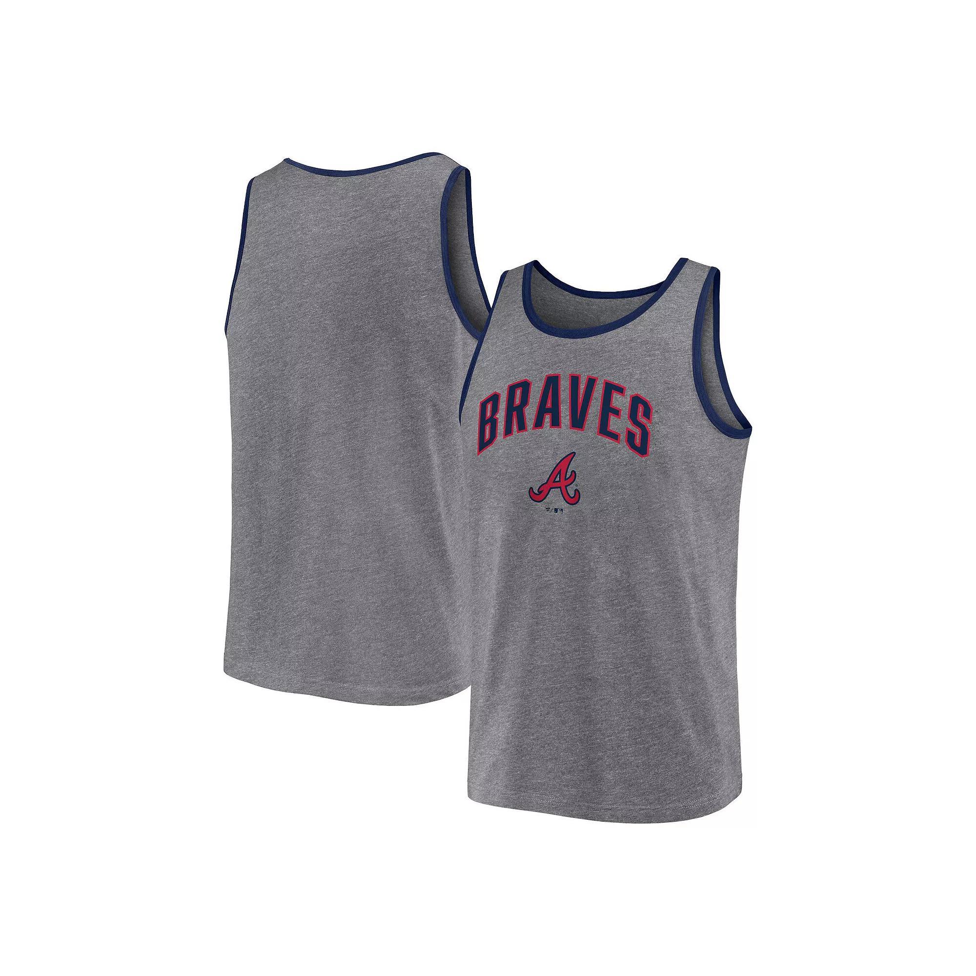 Men's Fanatics Branded Heather Gray San Francisco Giants Primary Tank Top,  Product Image