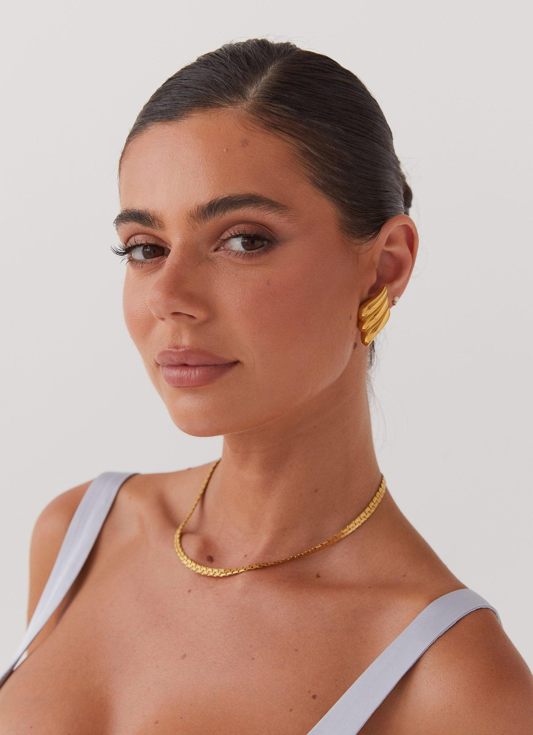 Eileen Earrings - Gold Product Image