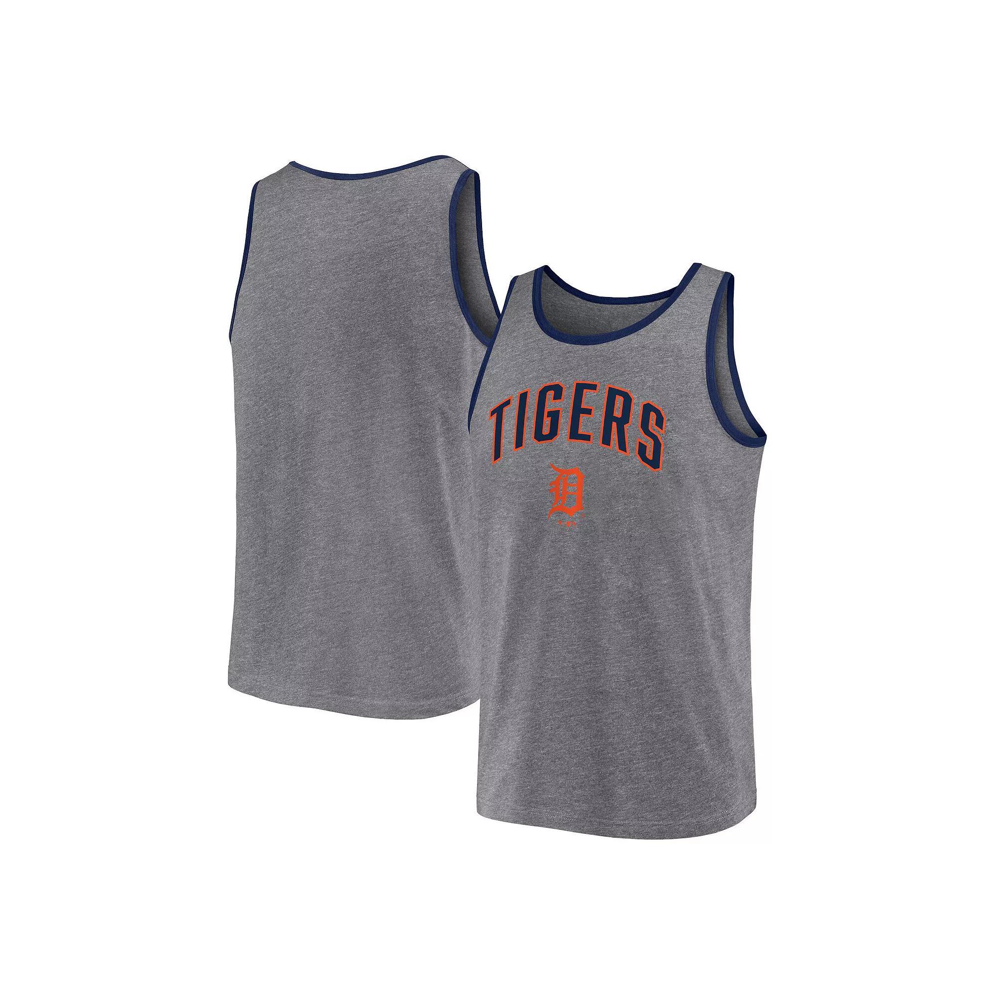 Men's Fanatics Branded Heather Gray Seattle Mariners Primary Tank Top,  Product Image