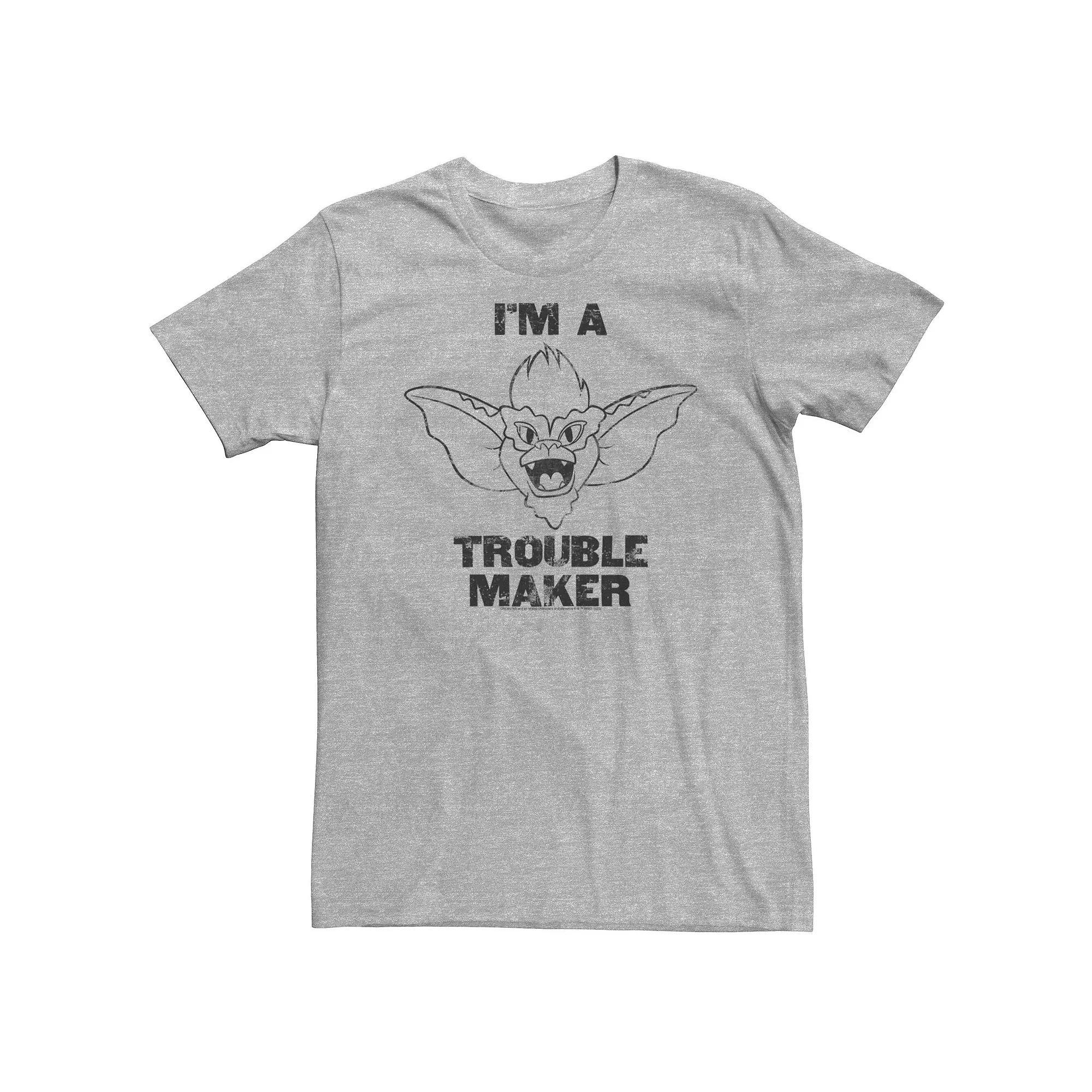 Big & Tall Gremlins I'm A Trouble Maker Tee, Men's,  Product Image