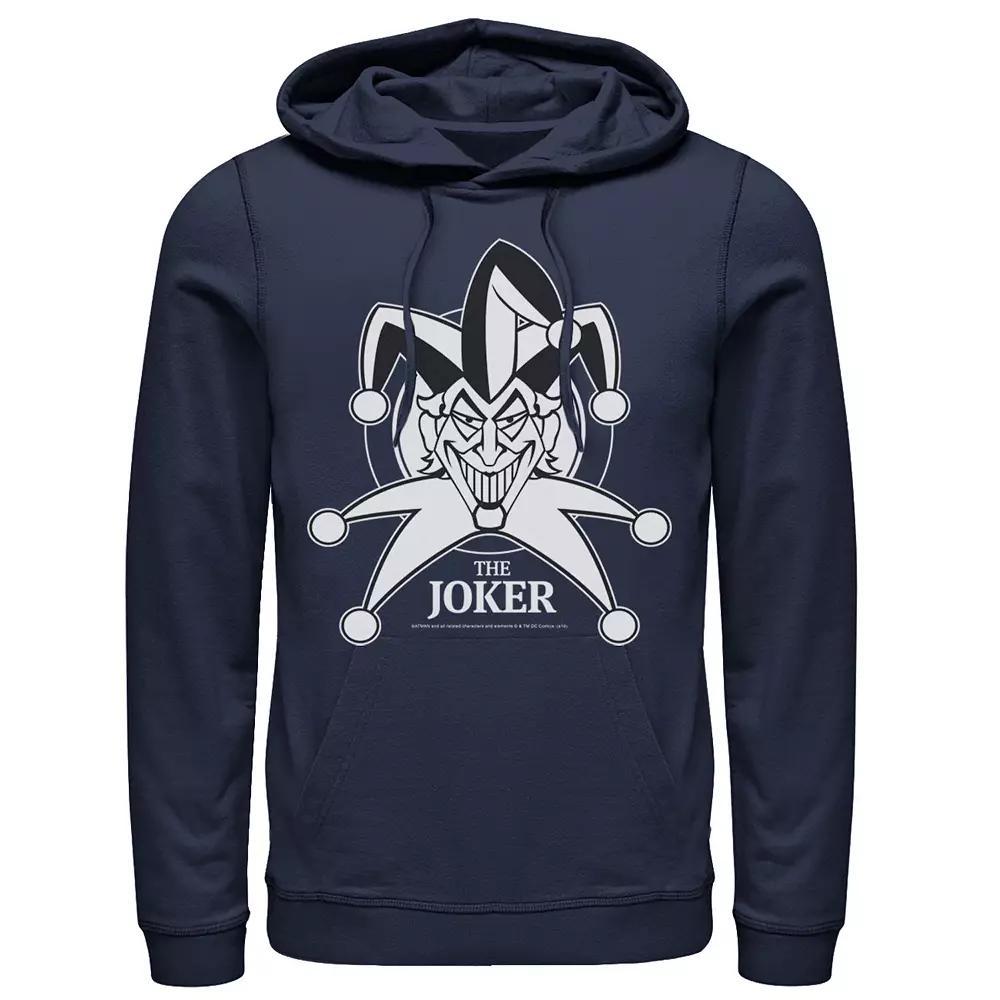 Men's DC Comics Joker Emblem Hoodie, Size: Medium, Black Product Image