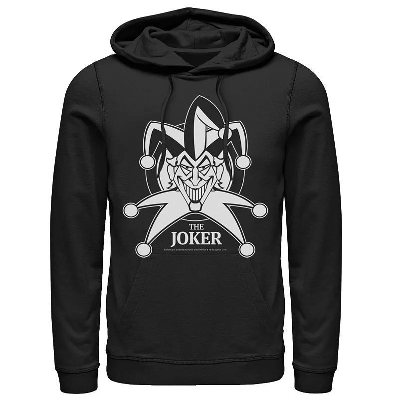 Men's DC Comics Joker Emblem Hoodie, Size: Medium, Black Product Image