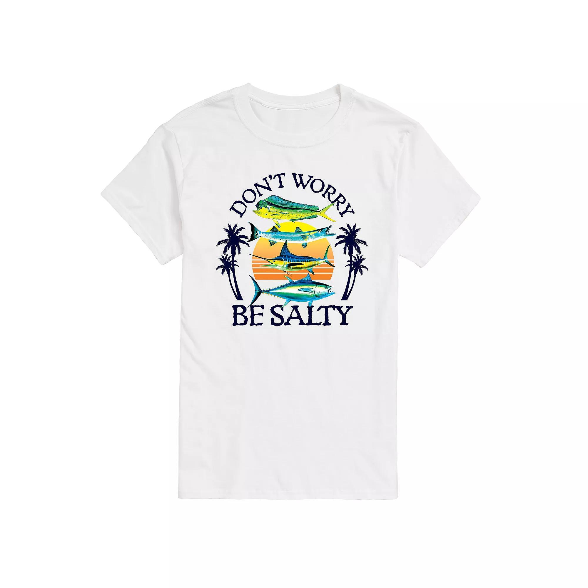 Men's Don't Worry Be Salty Graphic Tee,  Product Image