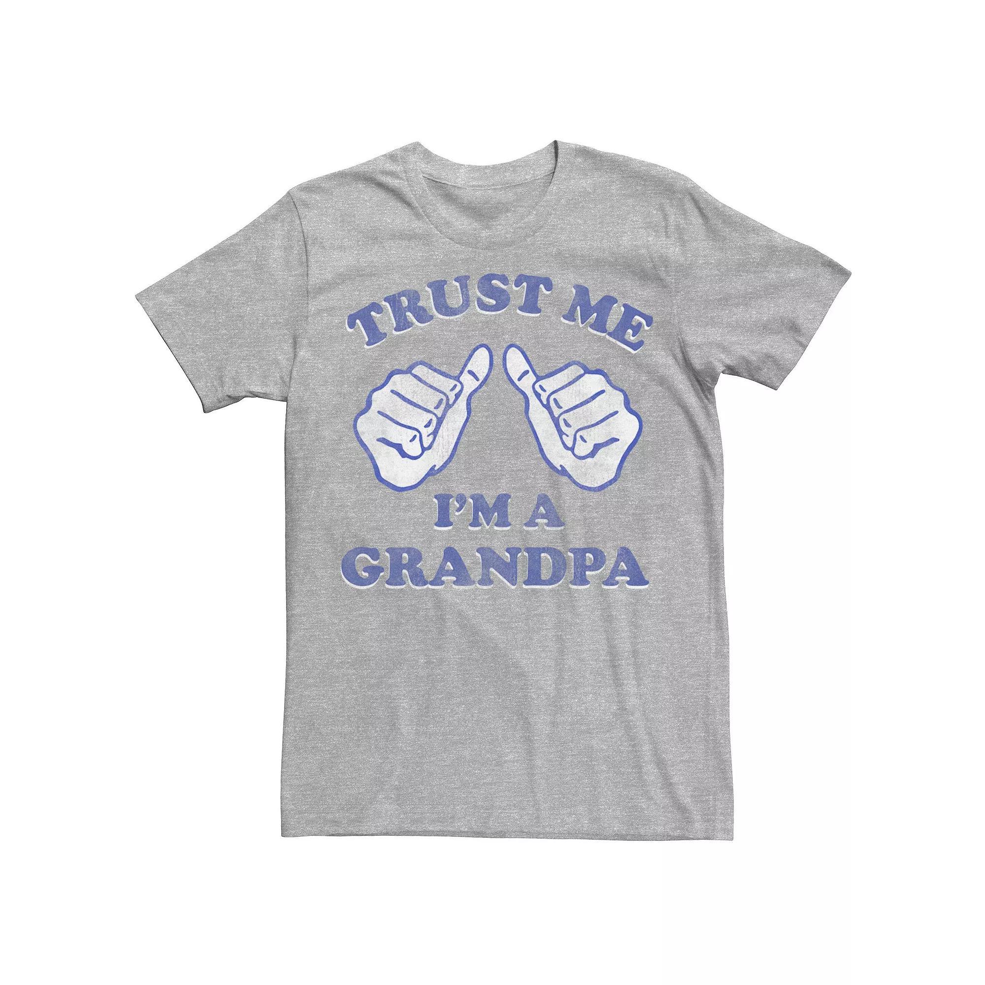 Men's Trust Me I'm A Grandpa Thumbs Up Graphic Tee,  Product Image