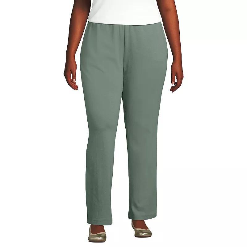 Lands' End Women's Sport Knit High Rise Pants Product Image