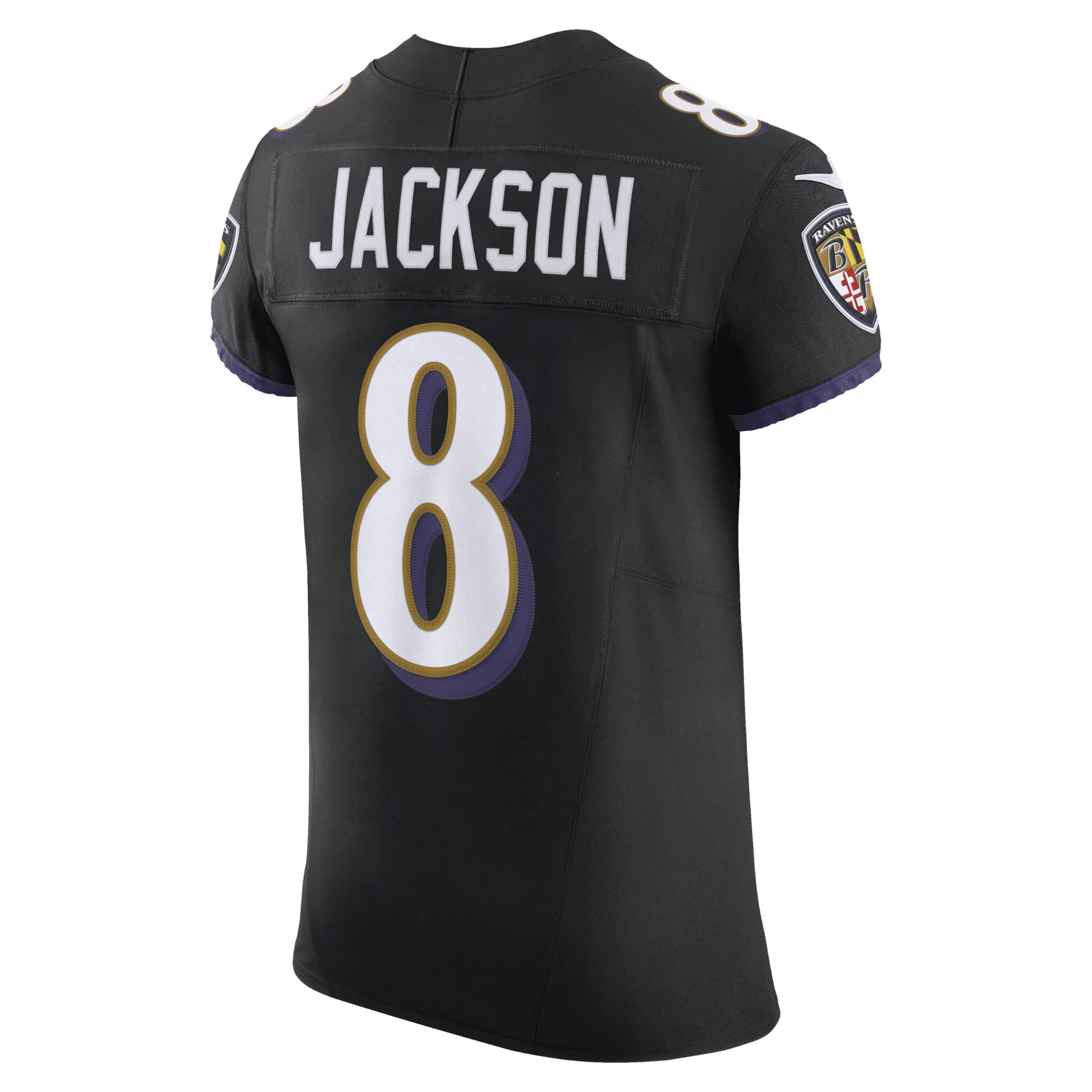 Lamar Jackson Baltimore Ravens Nike Men's Dri-FIT NFL Elite Football Jersey Product Image