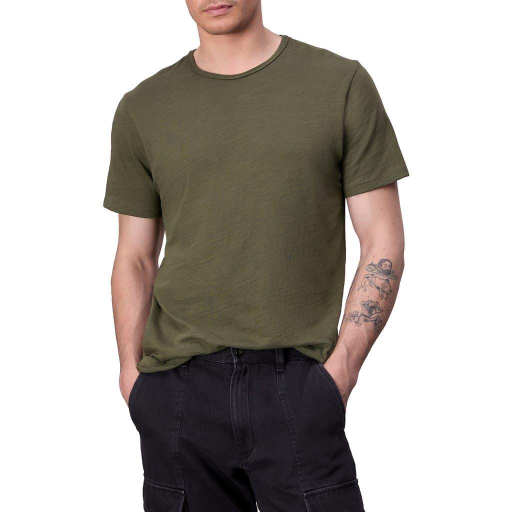 rag & bone Men's Classic Flame Slub Cotton T-Shirt in Forest Green at Nordstrom, Size Small Product Image