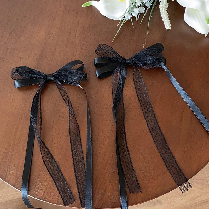 Ribbon Bow Hair Clip Product Image