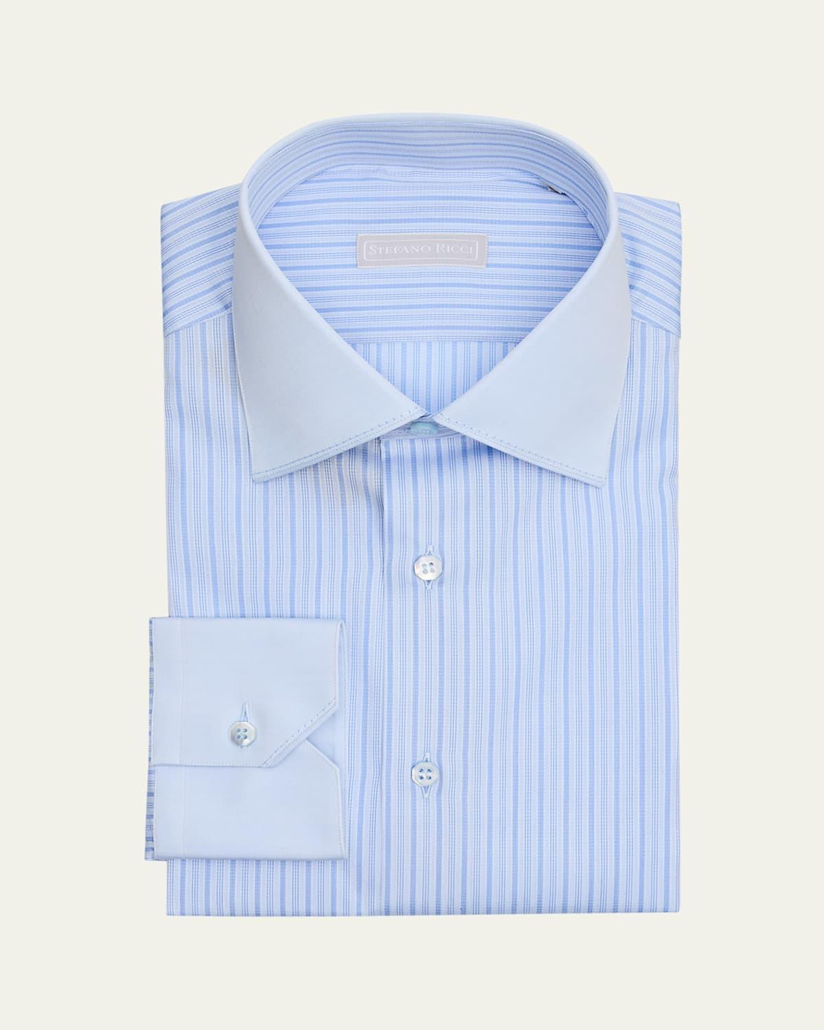 Mens Micro-Gingham Classic Fit Dress Shirt Product Image