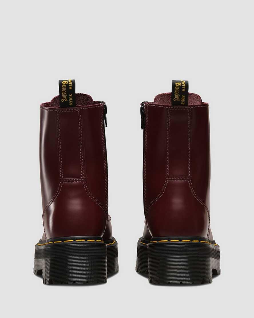 Jadon Boot Smooth Leather Platforms Product Image