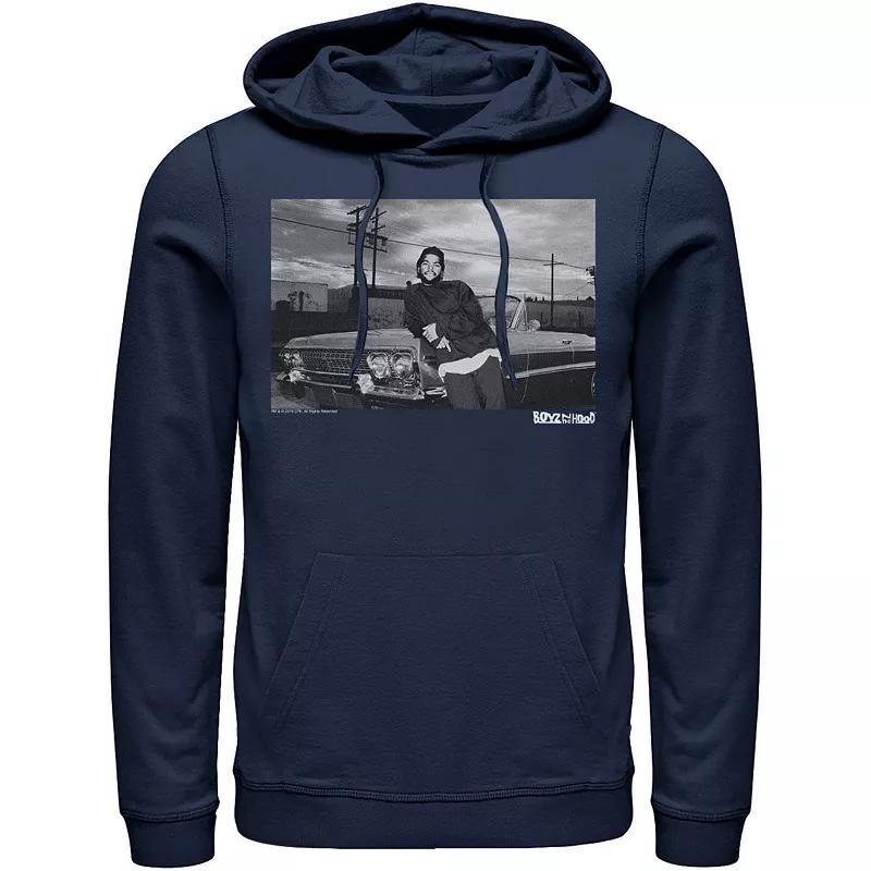 Men's Boyz In The Hood Candid Photo Real Hoodie, Size: XL, Blue Product Image