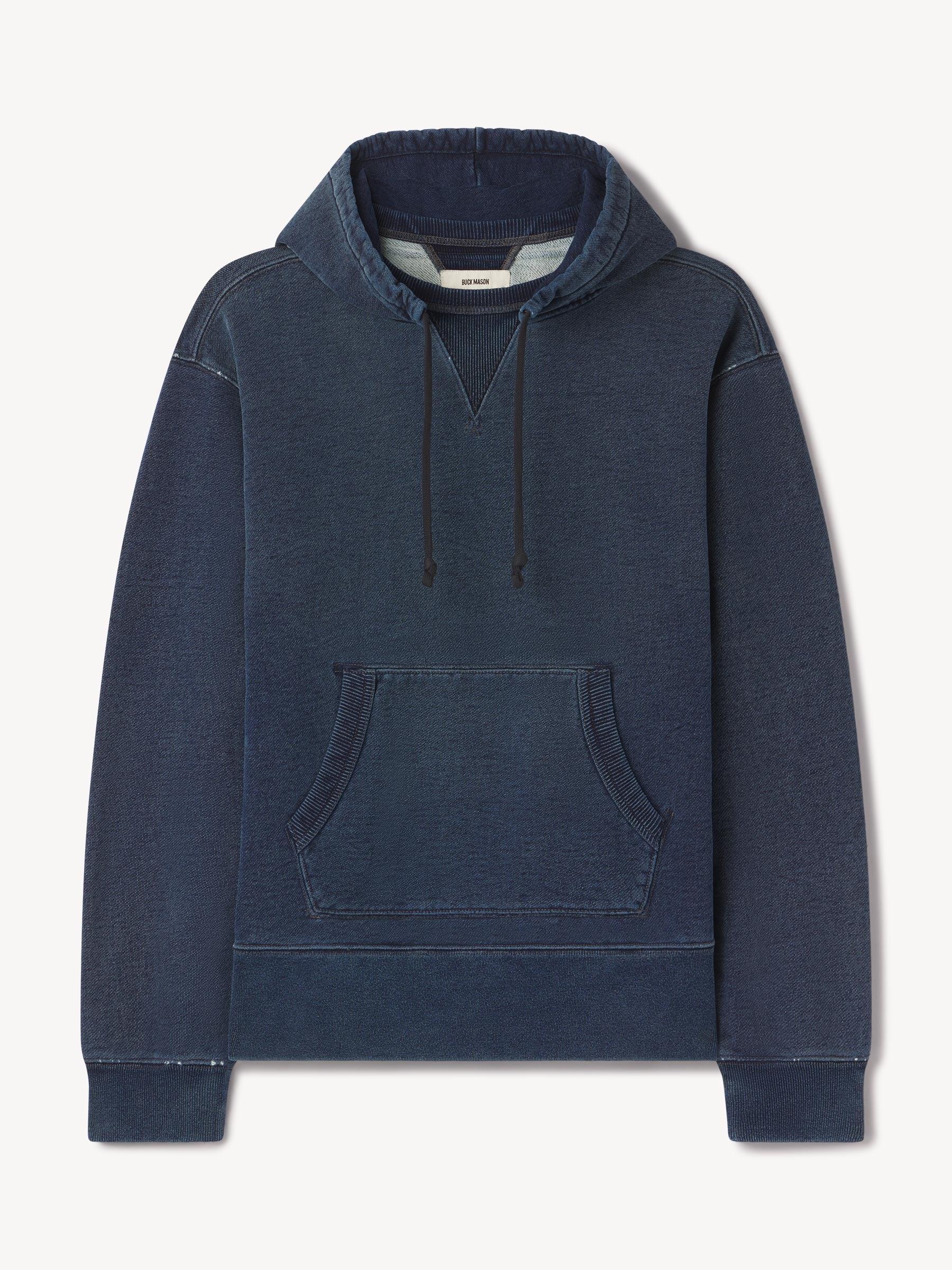 D037 Double Indigo Loopback Afterhood Sweatshirt Product Image