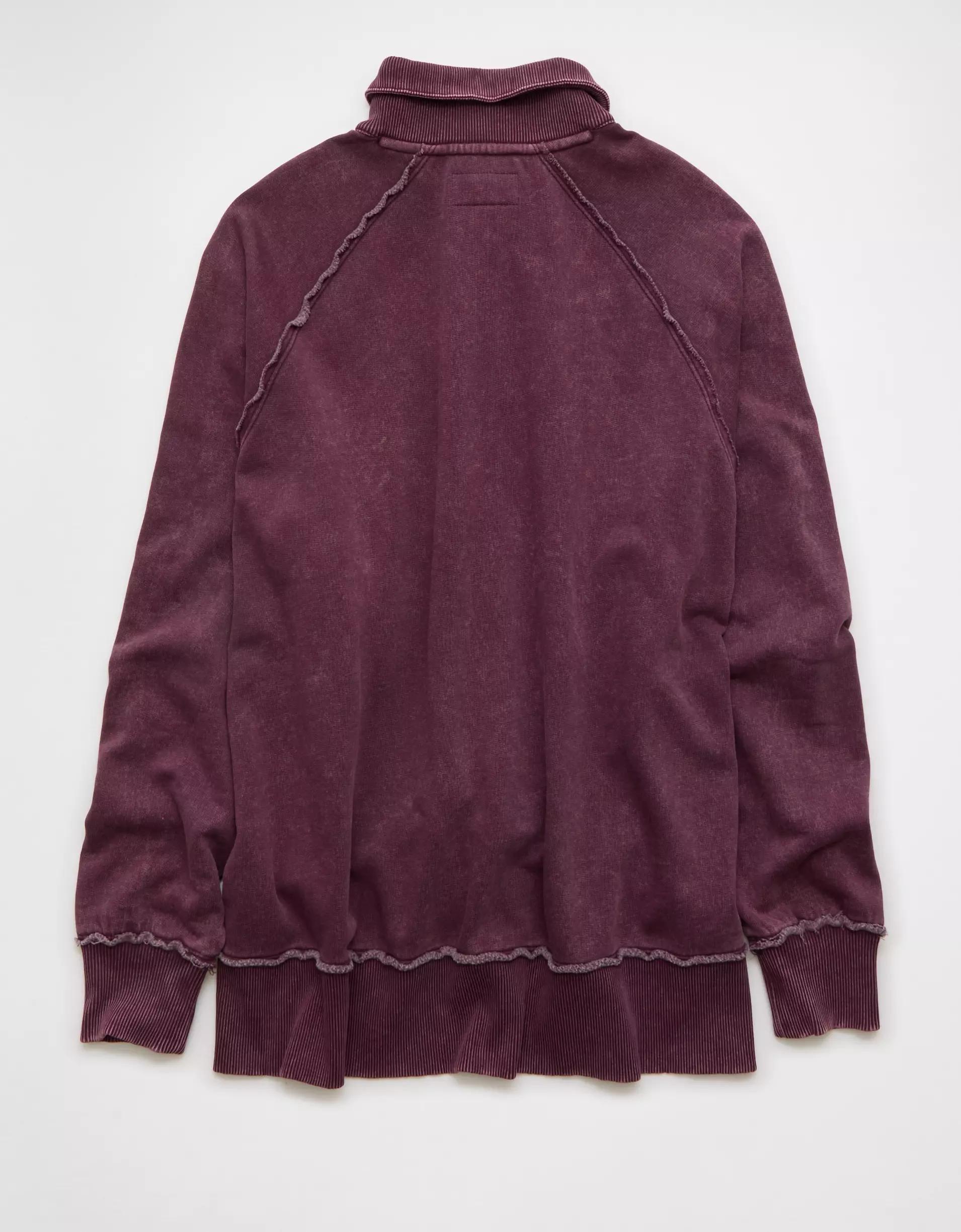 AE Big Hug Henley Sweatshirt Product Image