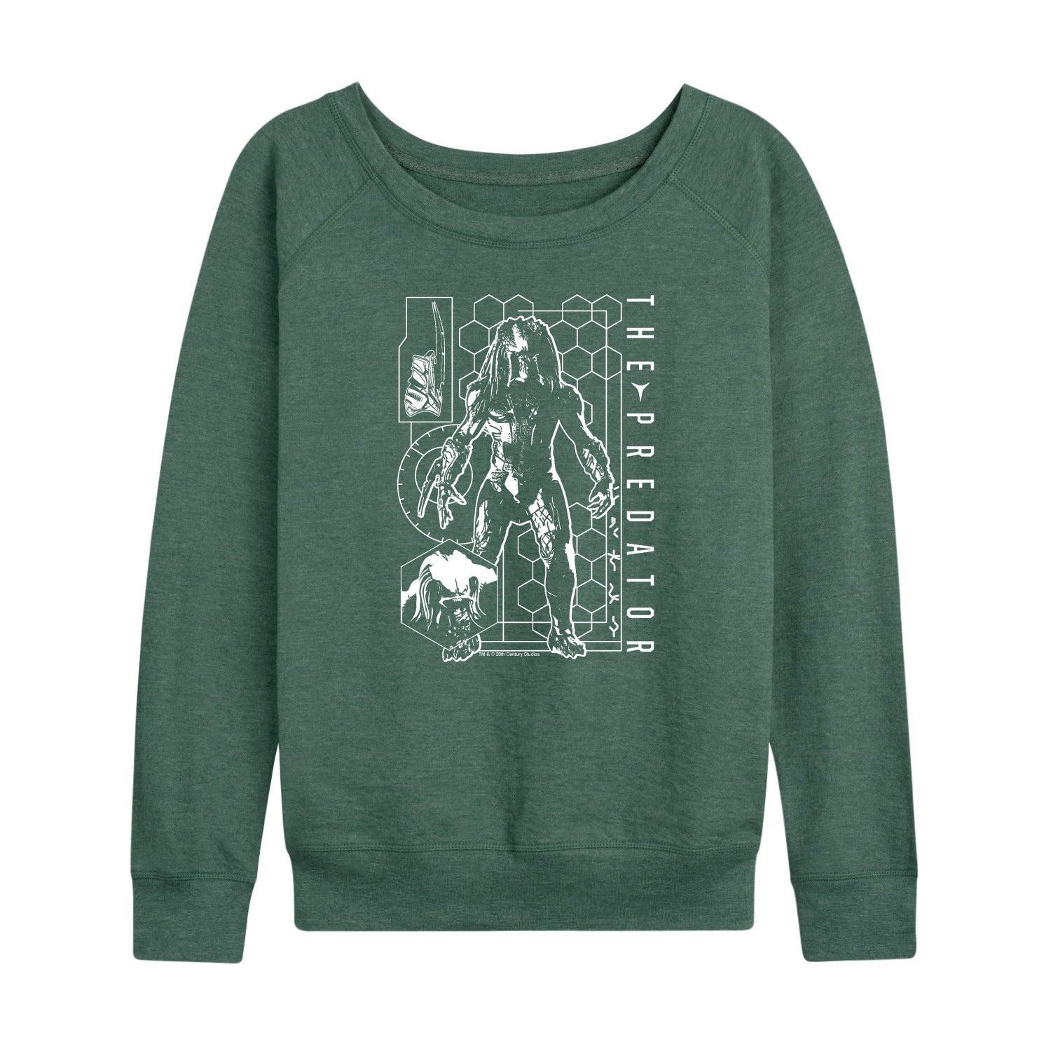 Women's Barbie® 59 Malibu Graphic French Terry Long Sleeve Tee,  Product Image