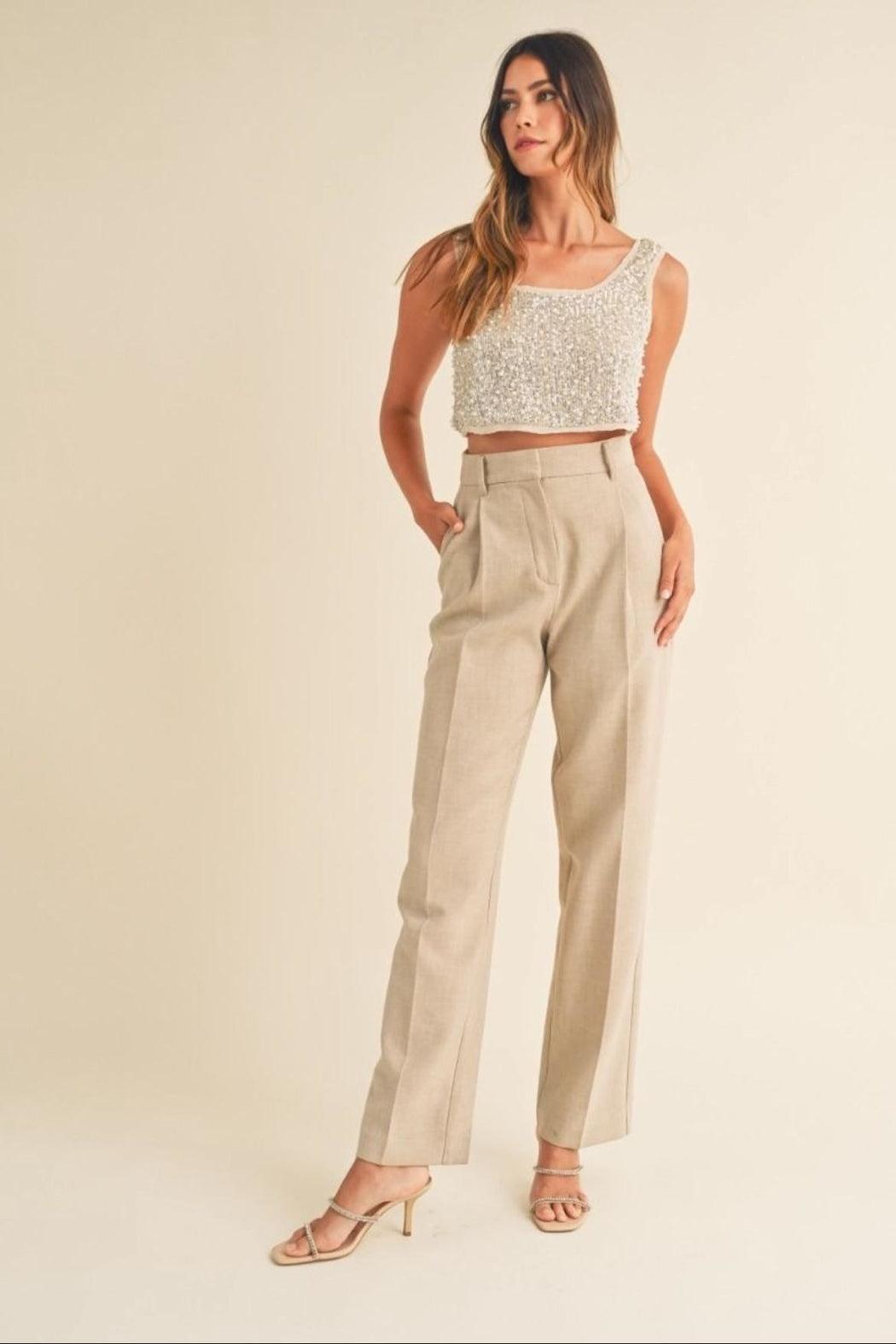 Sequin Pearl Top Product Image