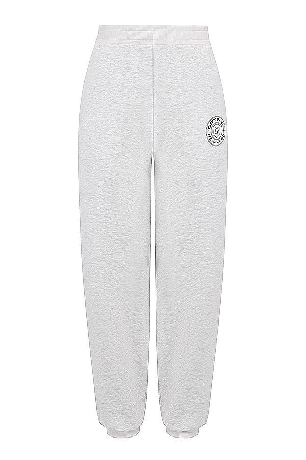 Coast  light grey marl fleece back jogging trousers Product Image