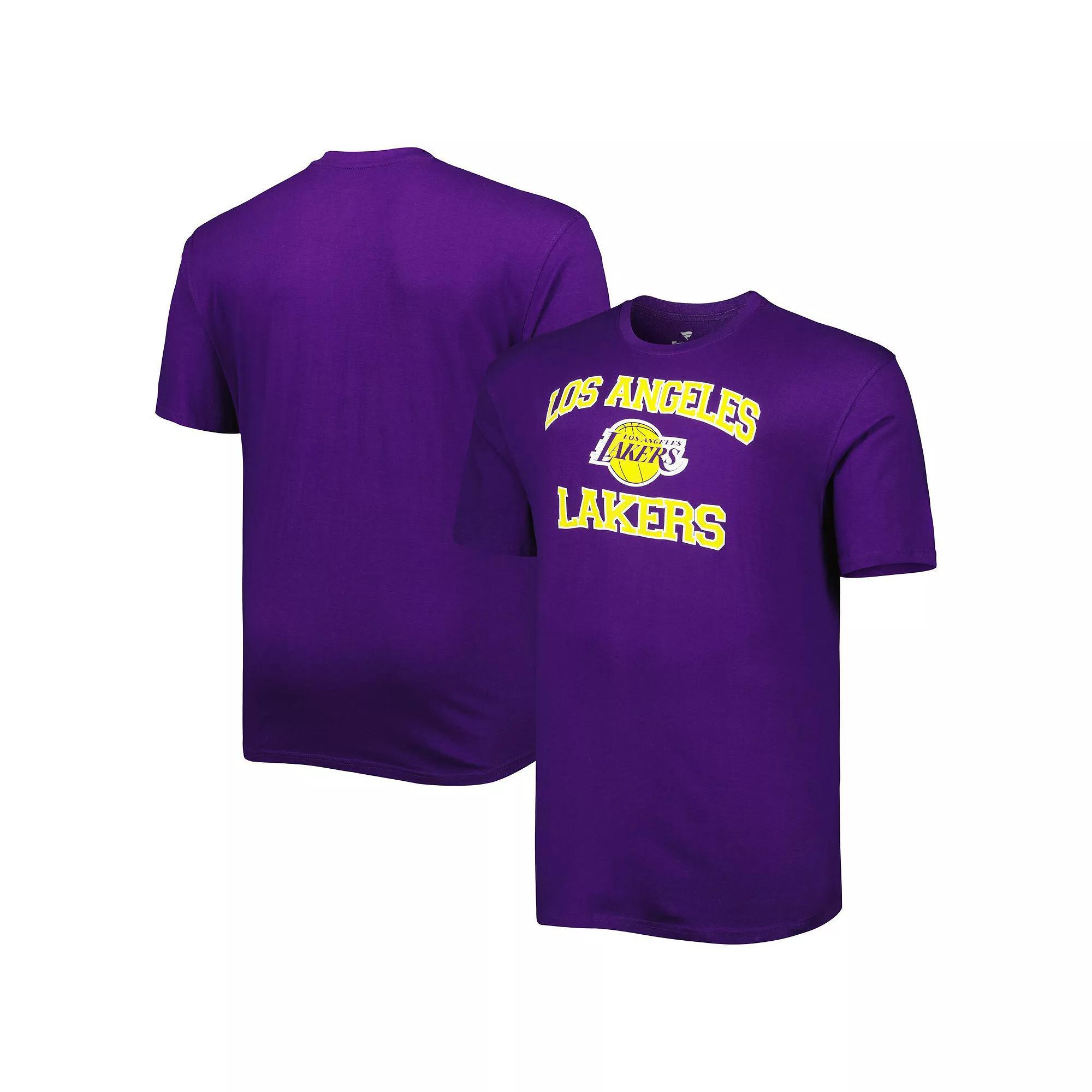 Men's Purple Los Angeles Lakers Big & Tall Heart & Soul T-Shirt,  Product Image
