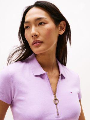 Slim Fit Zip Polo Product Image