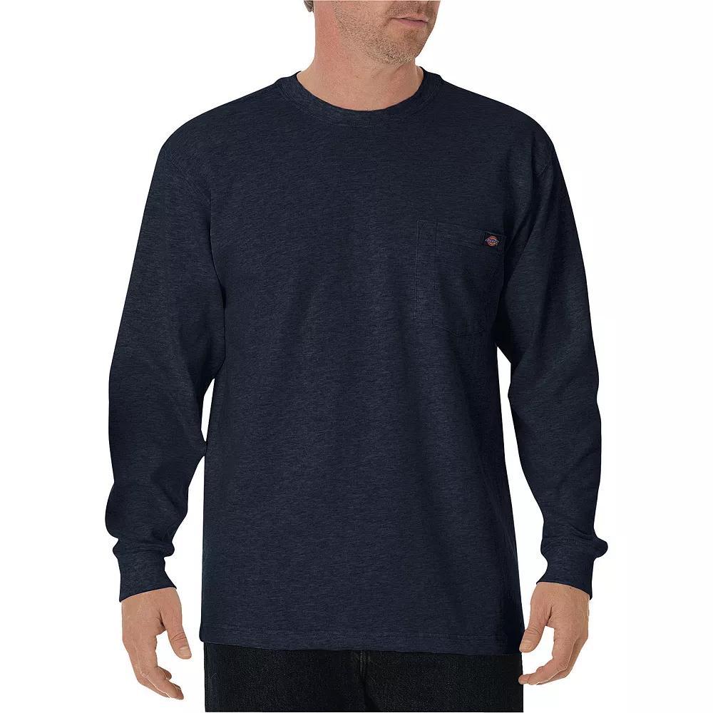 Men's Dickies Heavyweight Crewneck Long Sleeve Tee,  Product Image
