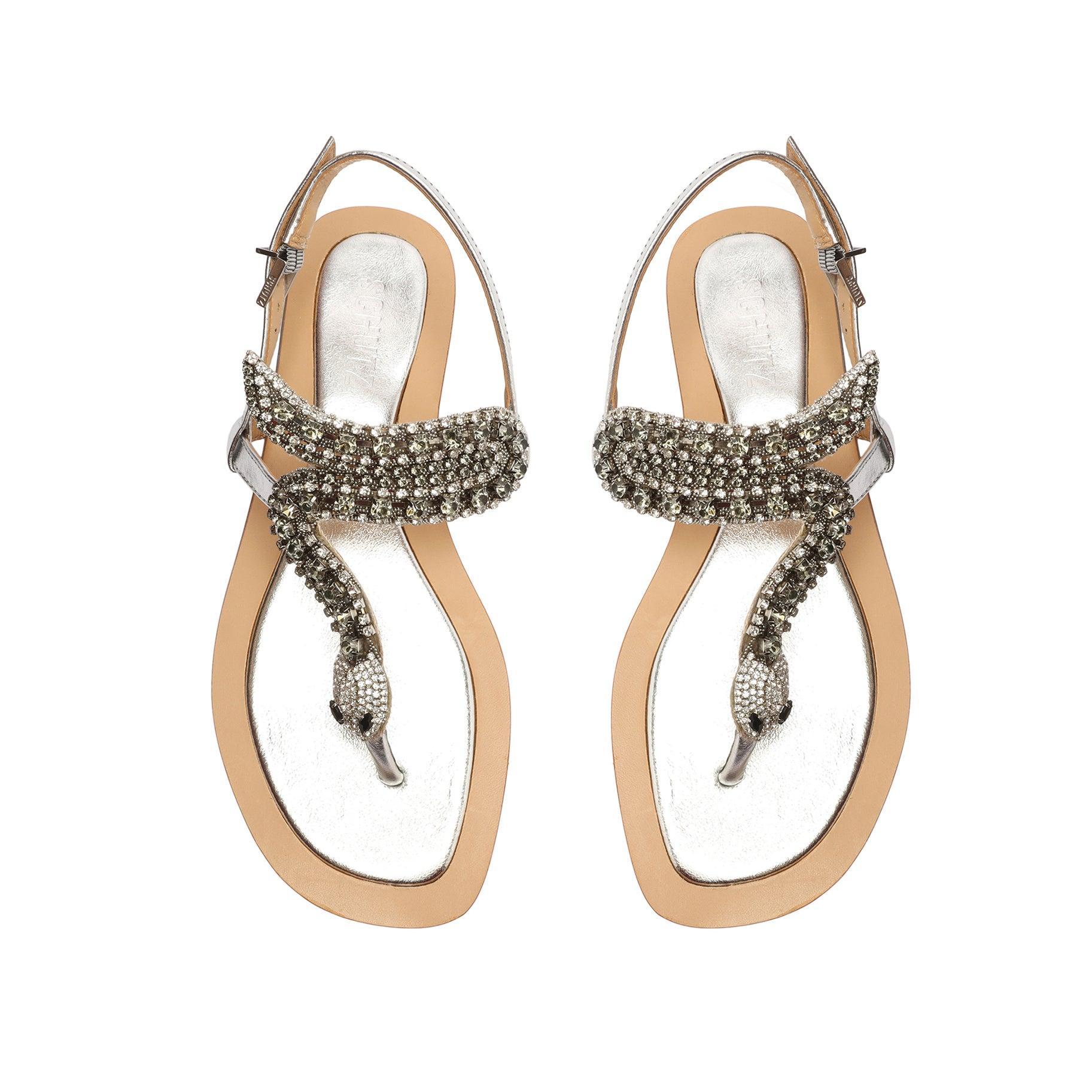 Shantie Metallic Leather Sandal Product Image