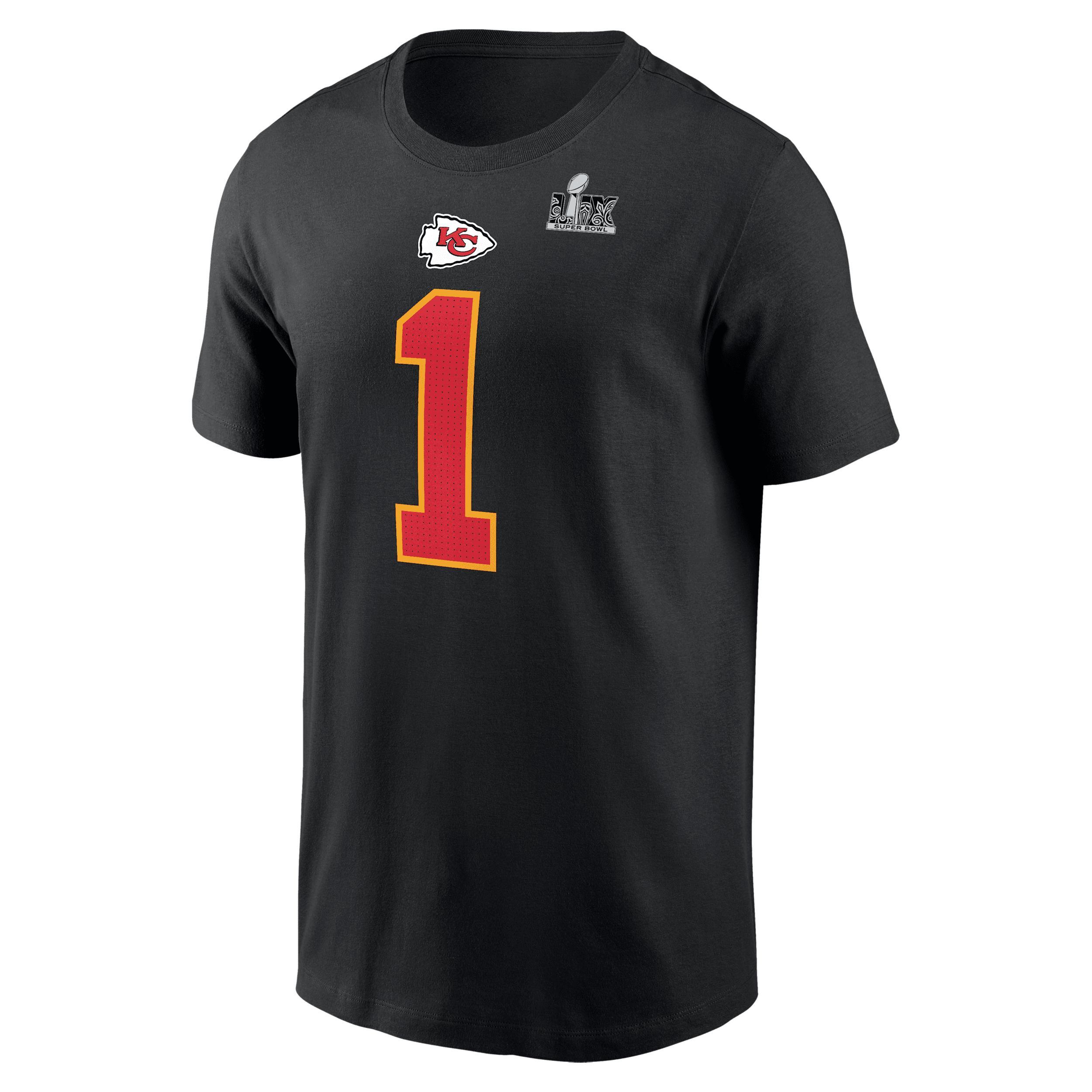 Xavier Worthy Kansas City Chiefs Super Bowl LIX Nike Men's NFL T-Shirt Product Image