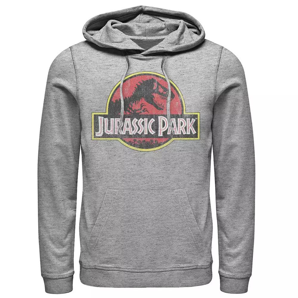Men's Jurassic Park Staff Logo Pocket Patch Graphic Pullover Hoodie,  Product Image
