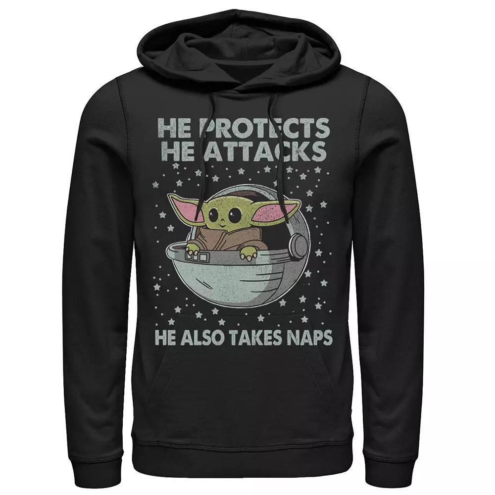 Men's DC Comics Superman Man Of Steel Text Logo Hoodie,  Product Image