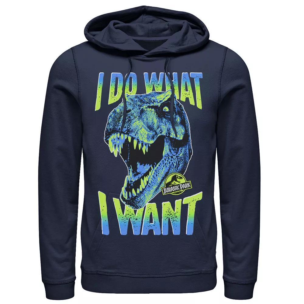 Men's Jurassic Park T-Rex I Do What I Want Graphic Pullover Hoodie,  Product Image